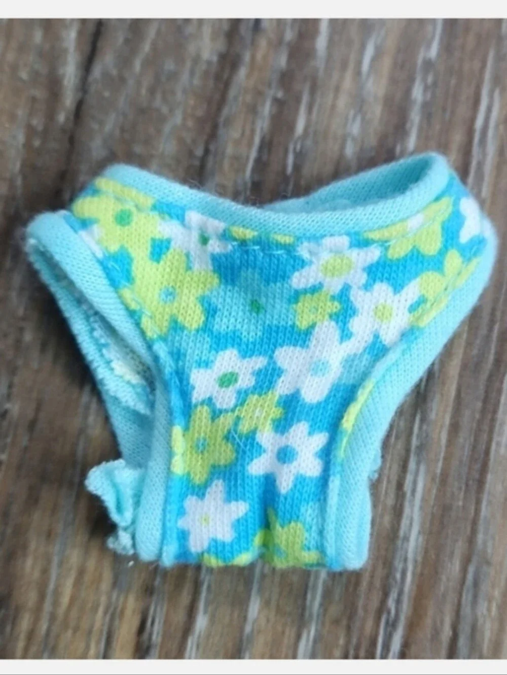 Vintage Barbie Blue Flowers 3 pc Outfit